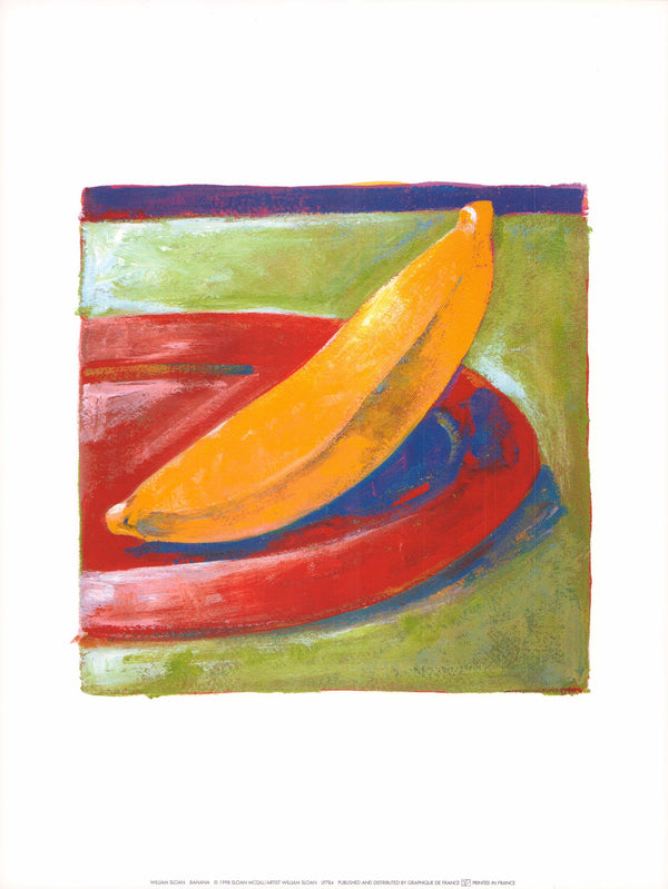 Banana by William Sloan - 12 X 16 Inches (Art Print)£
