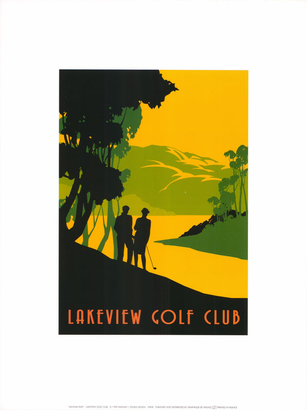 Lakeview Golf Club by Hannah Riley - 12 X 16 Inches (Art Print)