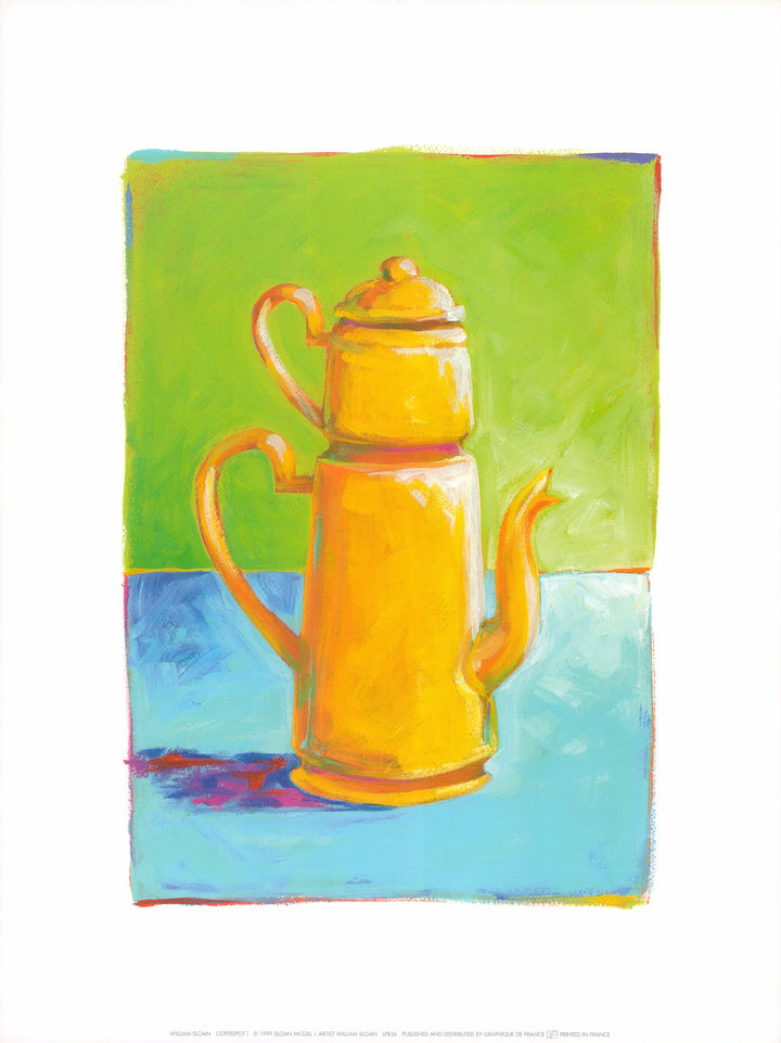 Coffeepot I, 1999 by William Sloan - 12 X 16 Inches (Art Print)