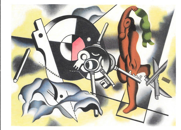 La Danseuse aux Clés by Fernand Léger - 4 X 6 Inches (10 Postcards)