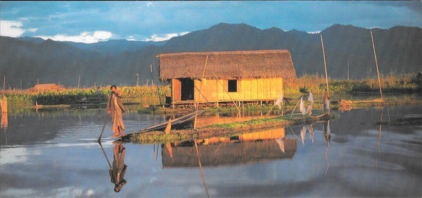 Lac Inle by Christophe Boisvieux - 5 X 9 Inches (10 Postcards)