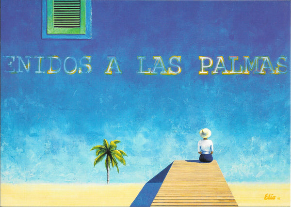 Las Palmas by Elio - 8 X 6 Inches (10 Postcards)