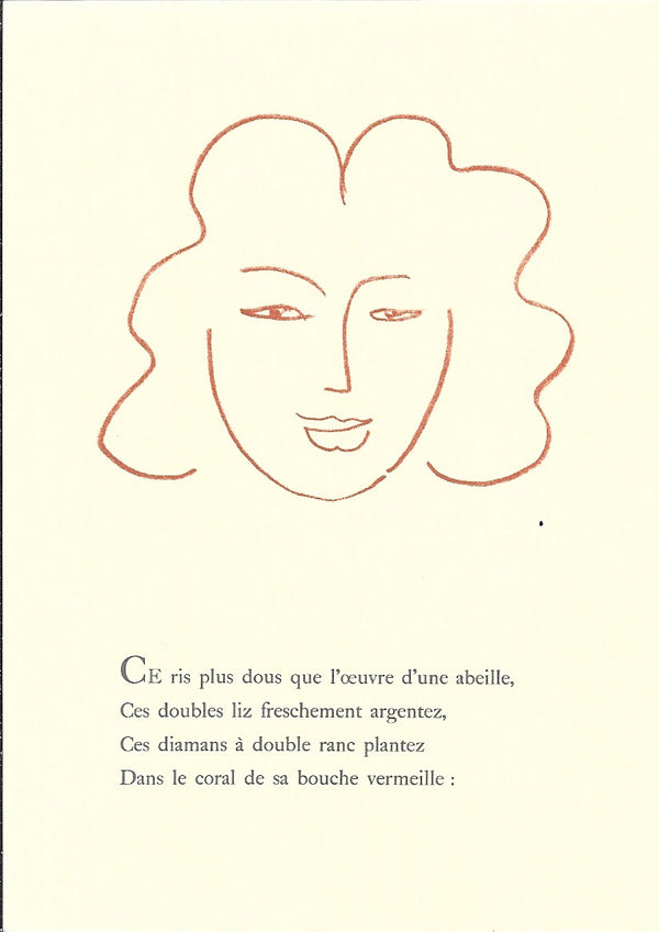 Les Amours by Matisse Ronsard - 4 X 6 Inches (10 Postcards)