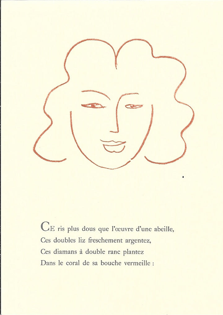 Les Amours by Matisse Ronsard - 4 X 6 Inches (10 Postcards)