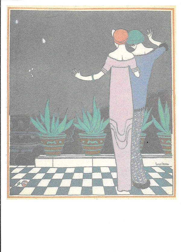 Les Choses de Paul Poiret by Georges Lepape - 4 X 6 Inches (10 Postcards)