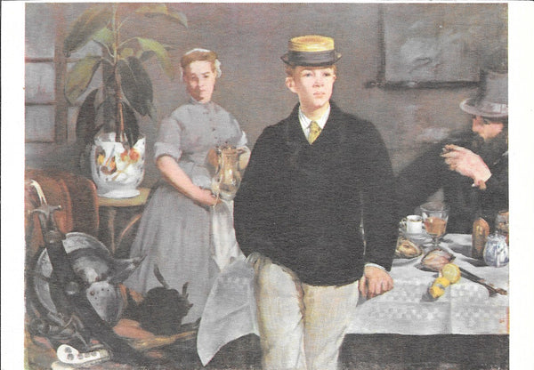 Lunch in the Studio, 1832 by Edouard Manet - 4 X 6 Inches (10 Postcards)