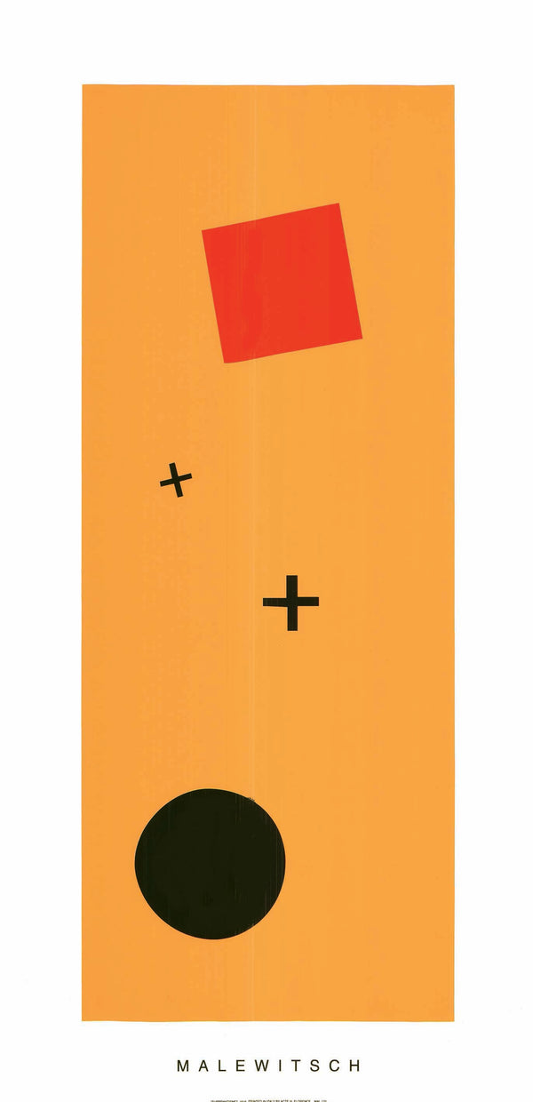 Suprematismo, 1916 by Kasimir Malevitch - 20 X 40 Inches (Silkscreen / Sérigraphie)
