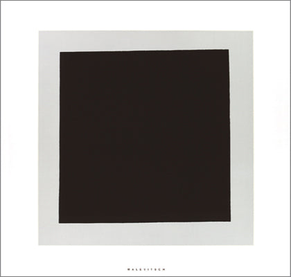 Black Square by Kazimir Malevich - 28 X 28 Inches (Silkscreen / Serigraph)