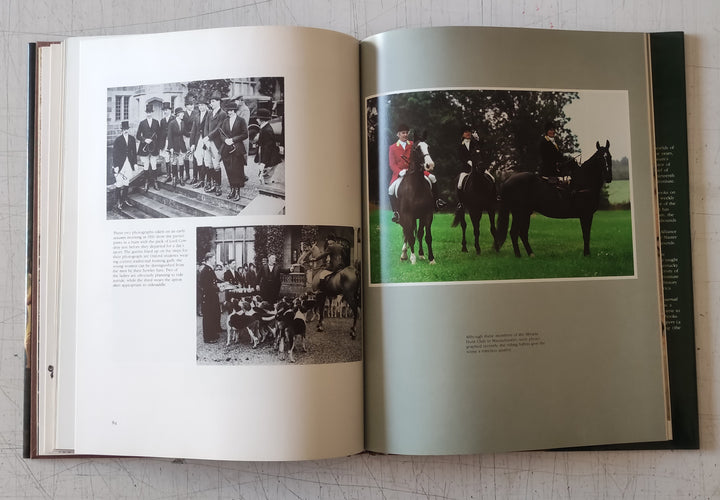 Man and the Horse: An Illustrated History of Equestrian Apparel by Alexander Mackay-Smith (Vintage Hardcover Book 1984)