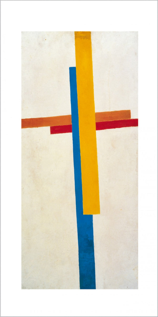Suprematism by Kasimir Malevitch - 20 X 40 Inches (Watercolour / Aquarelle)