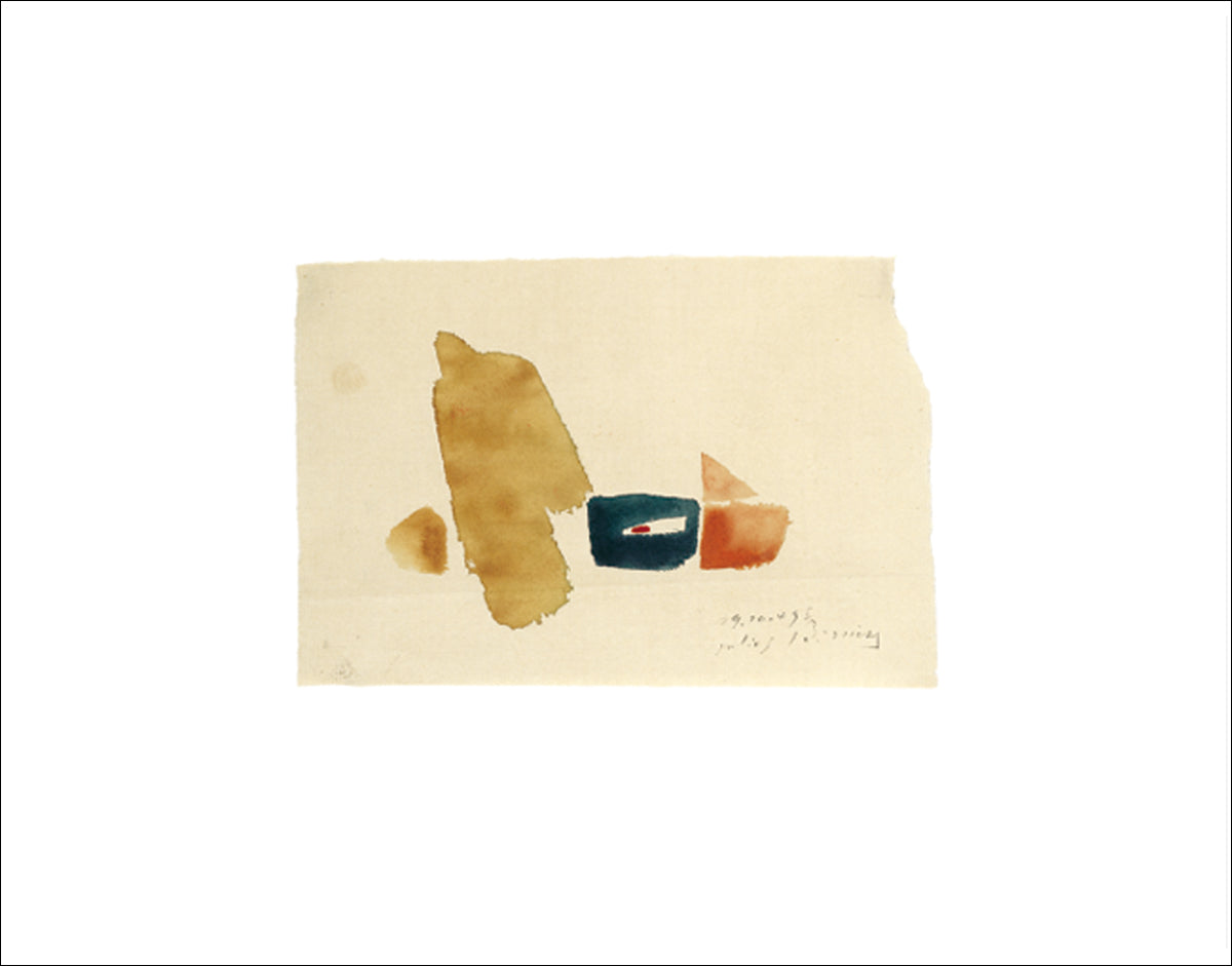 19.10.49 I, 1949 by Julius Bissier - 16 X 20 Inches (Watercolour / Aquarelle)