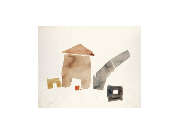 31. III, 1951 by Julius Bissier - 16 X 20 Inches (Watercolour / Aquarelle)