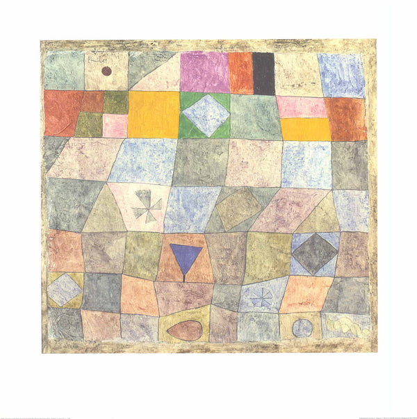 Friendly Game by Paul Klee - 27 X 27 Inches (Watercolour / Aquarelle)