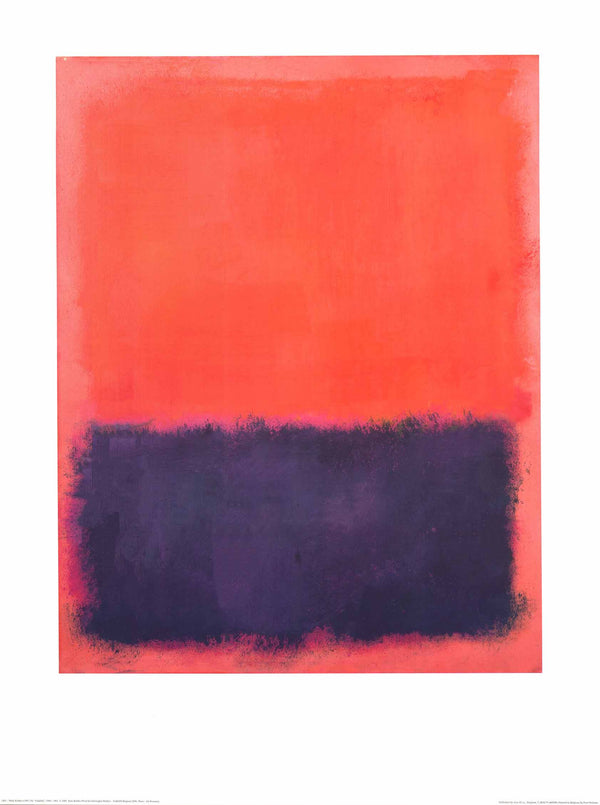 Untitled, 1960-1961 by Mark Rothko - 24 X 32 Inches (Offset Lithograph)