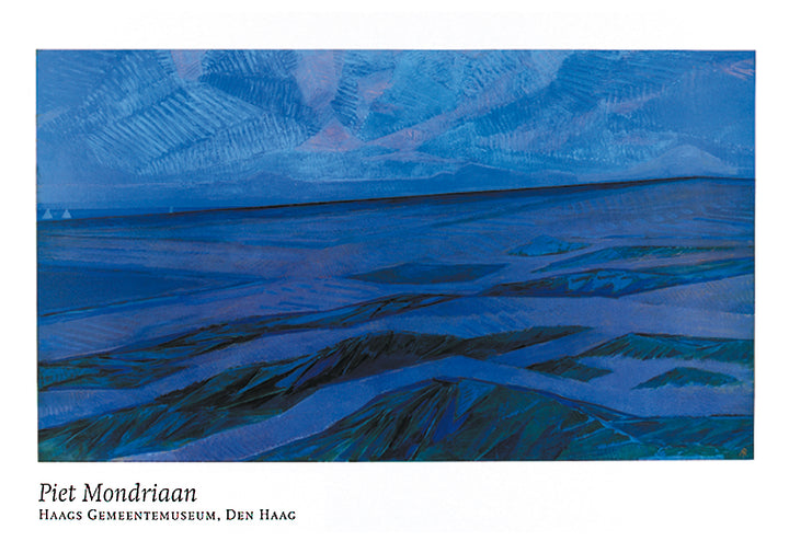 Dune Landscape by Piet Mondrian - 28 X 40 Inches (Offset Lithograph)