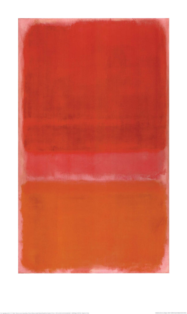 N° 37 (Red), 1956 by Mark Rothko - 24 X 40 Inches (Offset Lithograph)