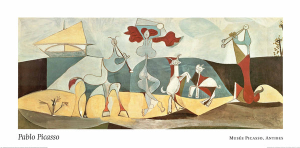 The Joy of Life by Pablo Picasso - 20 X 40 Inches (Offset Lithograph)