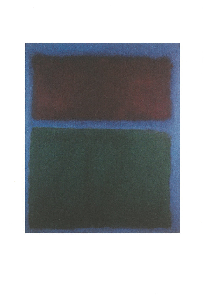 Earth and Green, 1955 by Mark Rothko - 5 X 7 Inches (Note Card)