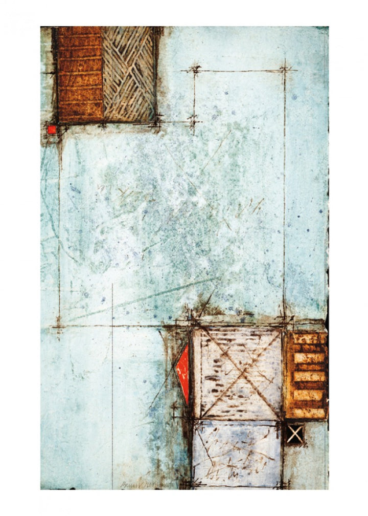 Antropolis III by Bernard Remusat - 24 X 32 Inches (Offset Lithograph)