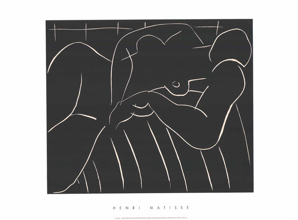 La Sieste, 1938 by Henri Matisse - 24 X 32 inches (Silkscreen / Sérigraphie)