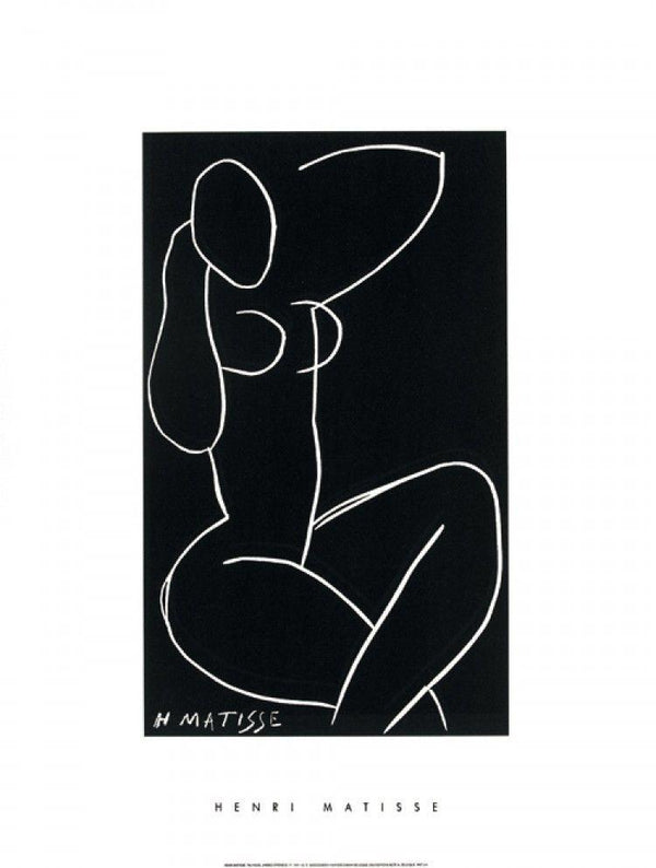 Nu Assis, Jambe Croisées II, 1941-42 by Henri Matisse - 24 X 32 Inches (Silkscreen / Sérigraphie)