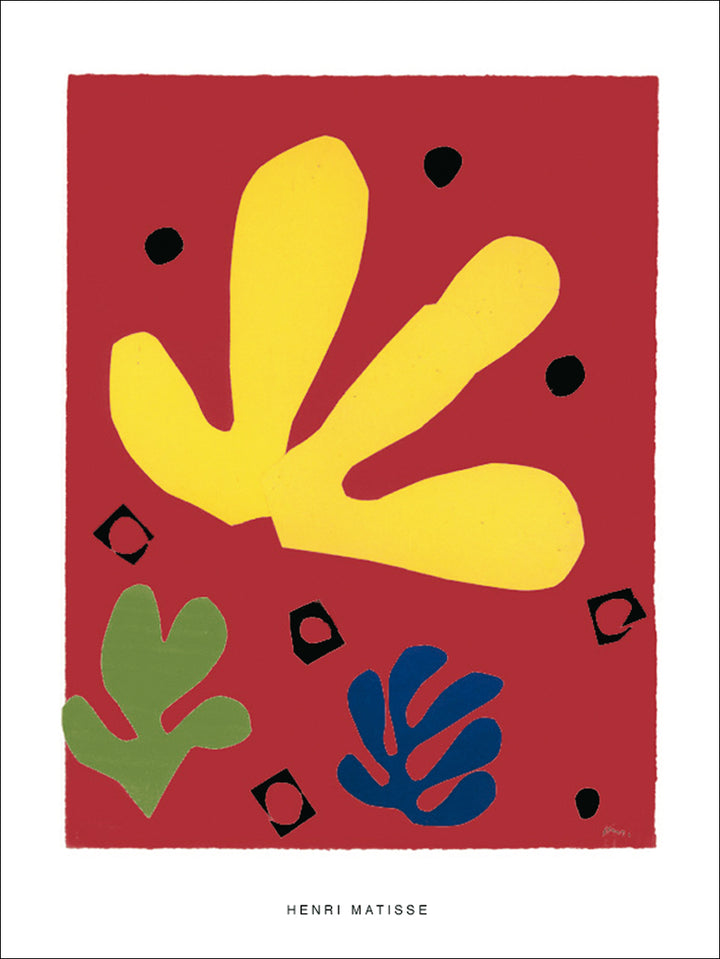 Eléments Végétaux, 1947 by Henri Matisse - 24 X 32 Inches (Silkscreen / Sérigraphie)