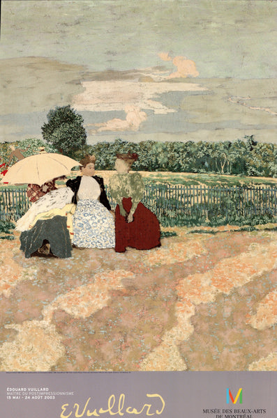 La Conversation (détail), 1894 by Edouard Vuillard - 24 X 36