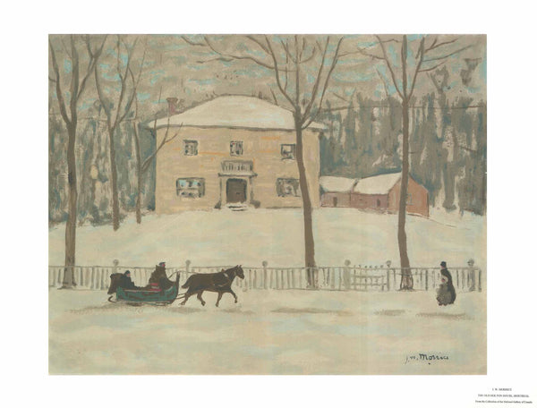 The Old Holton House, Montreal by James Wilson Morrice - 24 X 32 Inches (Silkscreen / Serigraph)