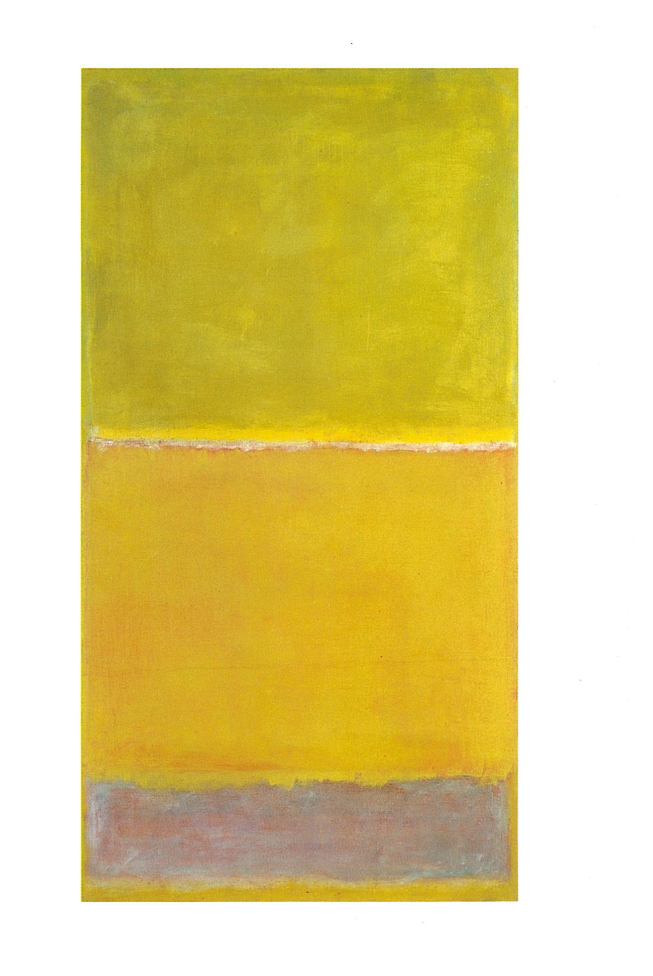 Mark Rothko 5 Untitled, 1951-1955 by Mark Rothko - 5 X 7 Inches (Note Card ...