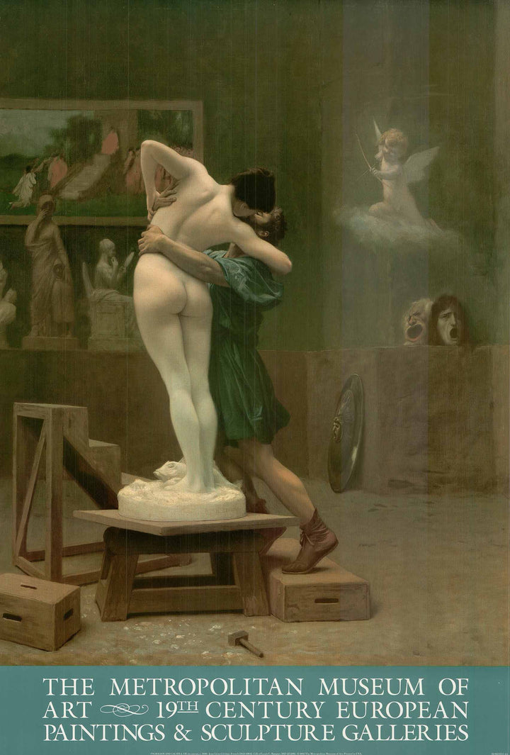 Pygmalion and Galatea by Jean Léon Gérôme - 24 X 35 Inches (Art Print)