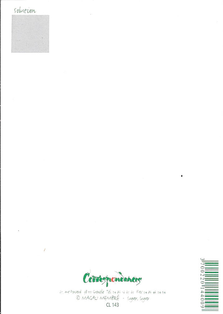 Magali Membré - 4 X 6 Inches (10 Postcards)