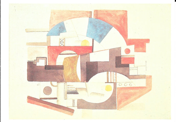 Man at the Factrory by Fernand Léger - 4 X 6 Inches (10 Postcards)