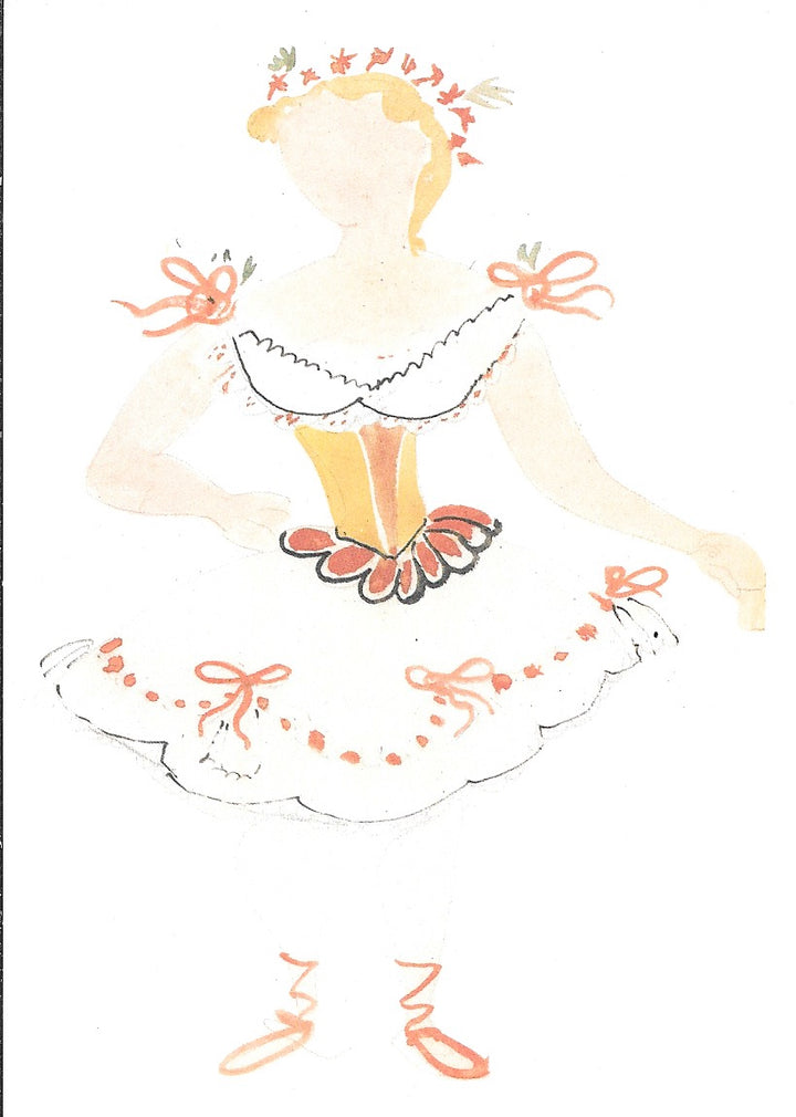 Maquette de costume pour "la Boutique fantasque", 1950 by André Derain - 4 X 6 Inches (10 Postcards)