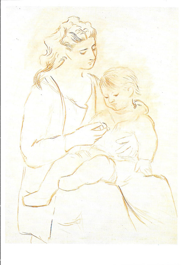 Maternité by Pablo Picasso - 4 X 6 Inches (10 Postcards)