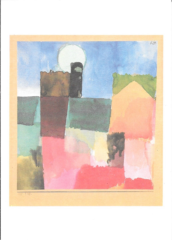Moonrise by Paul Klee - 4 X 6 Inches (10 Postcards)