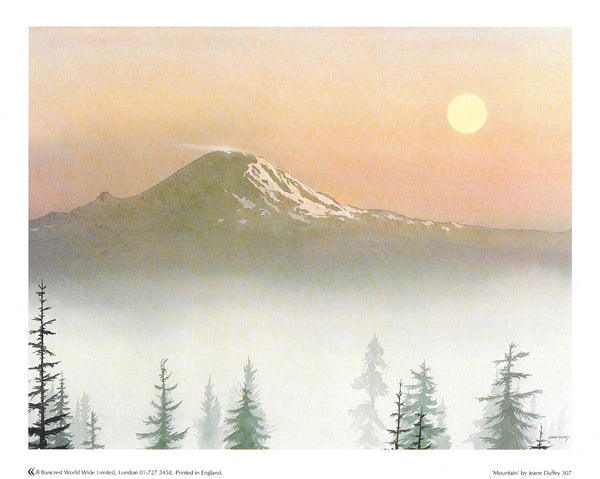 Mountain by Jeane Duffey - 8 X 10 Inches (Art Print)