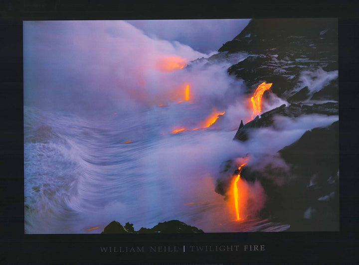 Twilight Fire, 1995 by William Neill - 24 X 32 Inches (Offset Lithograph)