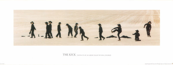 The Kick Portraits of an Amish Valley by Bill Coleman - 9 X 24 Inches (Art Print)