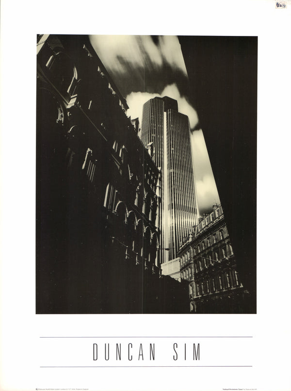 National Westminster Tower by Duncan Sim - 18 X 24 Inches (Art Print)