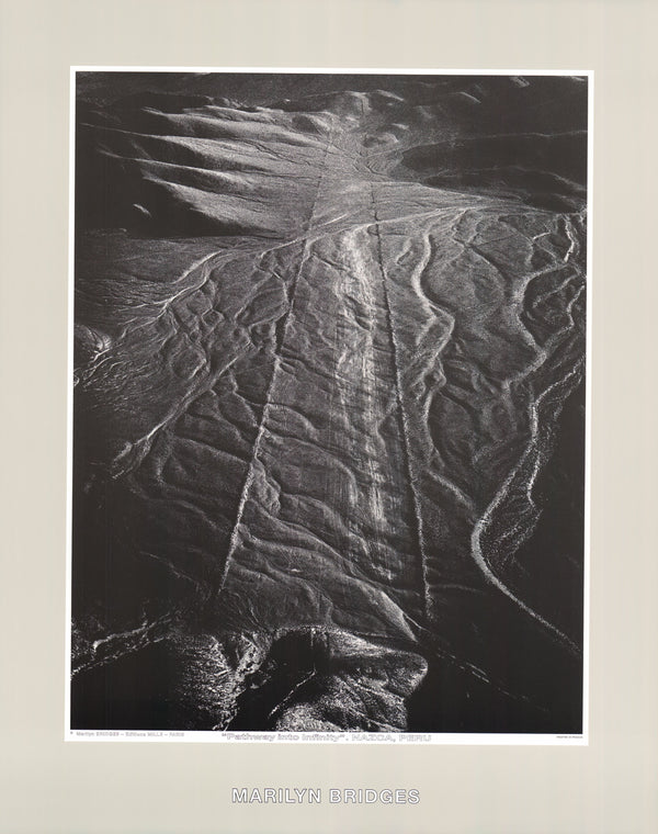 Pathway into Infinity Nazca Peru by Marilyn Bridges - 24 X 30 Inches (Art Print)