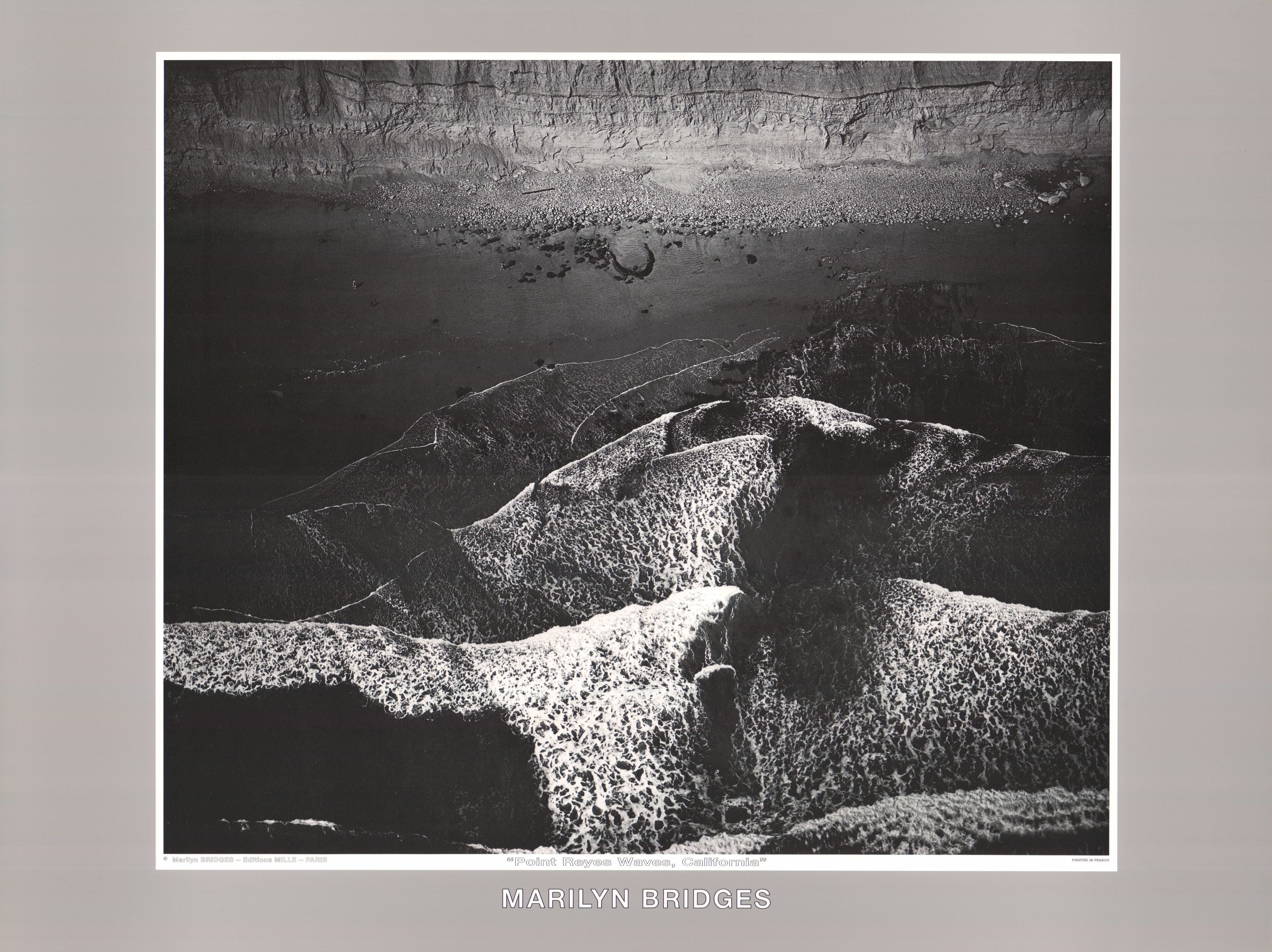 Point Reyes Bridge Rope Point Reyes Waves, California by Marilyn Bridges - 24 X 32 Inches (Art ...