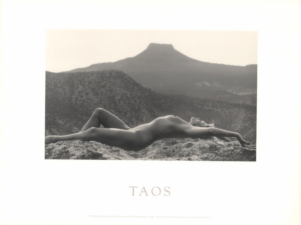 Taos, 1990 by J. Rigler - 18 X 24 Inches (Art Print)