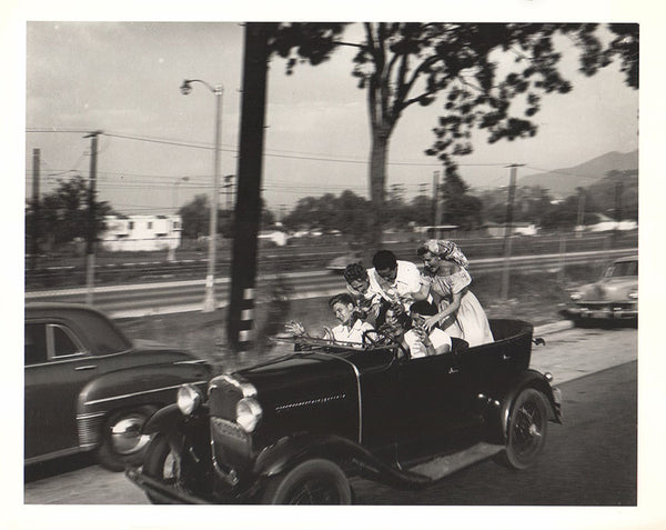 Joyriding Teenagers, Los Angeles, California 1953 by Ralph Crane - 10 X 12 Inches (Offset Lithograph)