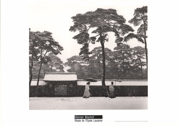 Meiji-Tempel, Tokio 1952 by Werner Bischof - 20 X 28 Inches (Art Print)