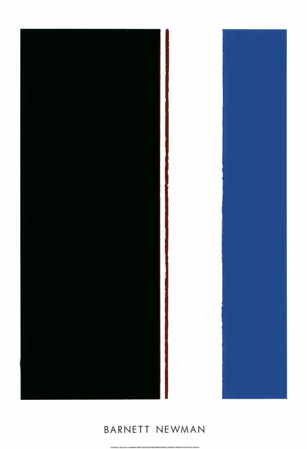 The Word II, 1954 by Barnett Newman - 28 X 40 Inches - (Silkscreen / Sérigraphie)