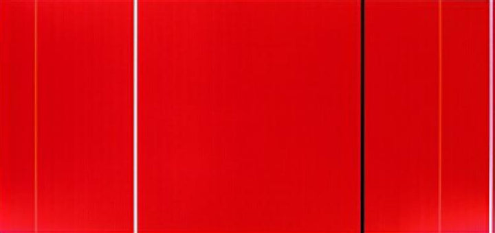 For Heroic Sublimis, 1950-51 by Barnett Newman - 28 X 48 Inches (Silkscreen / Sérigraphie)