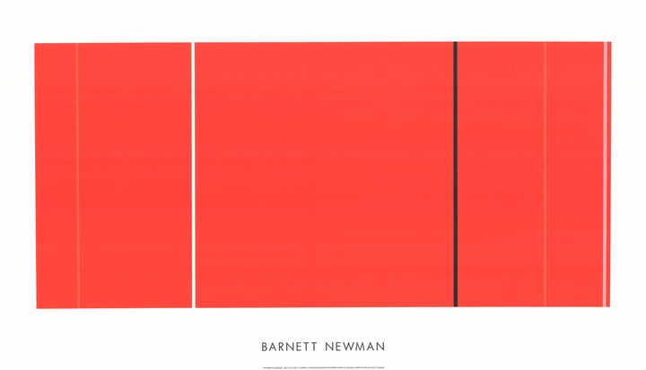 For Heroic Sublimis, 1950-51 by Barnett Newman - 28 X 48 Inches (Silkscreen / Sérigraphie)