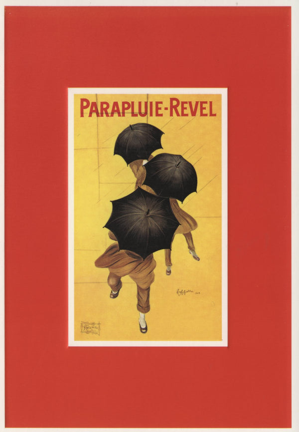 Parapluie-Revel by Cappiello - 4 X 6 Inches (10 Postcards)