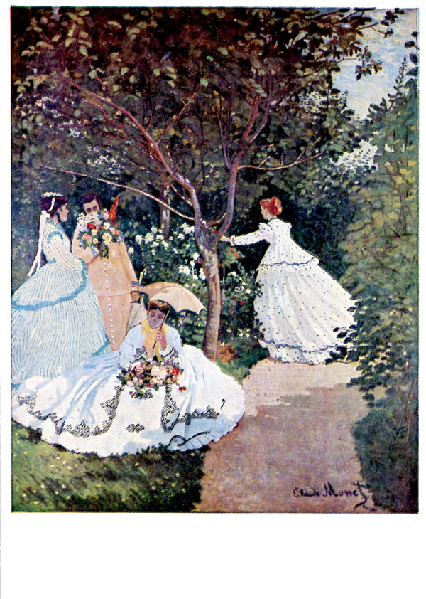 Au jardin by Claude Monet - 4 X 6 Inches (10 Postcards)