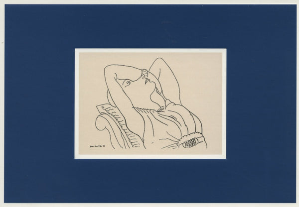 Femme au Repos, les Bras Levés by Henri Matisse - 4 X 6 Inches (10 Postcards)